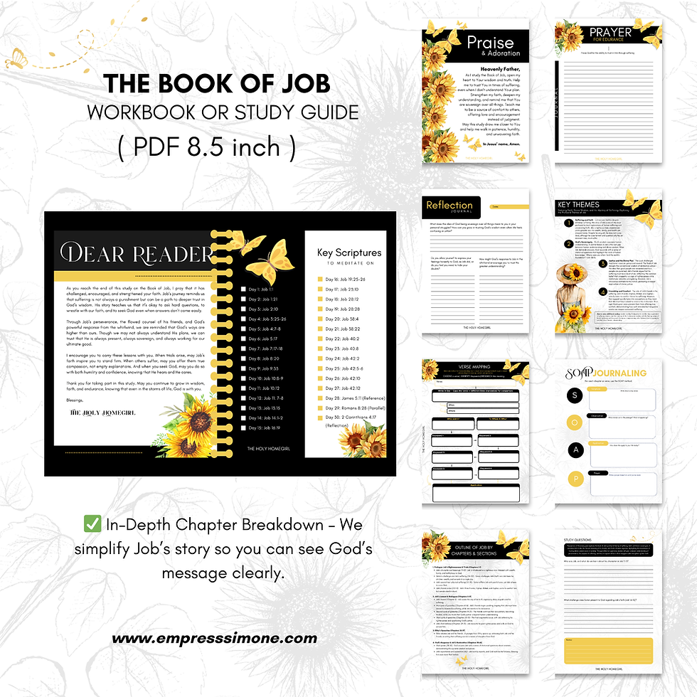 Thumbnail: The Book of Job Workbook for Women | Faith, Endurance & Spiritual Growth