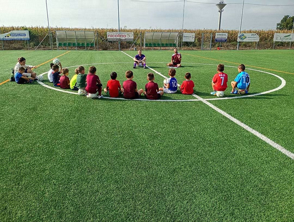 Primo Allenamento per i nostri futuri campioni agli ordini dei due Istruttori Fabrizio e Roberto.