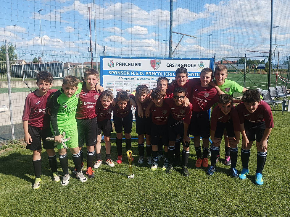 La Squadra di Mister Antonio Giorgio, terza classificata.