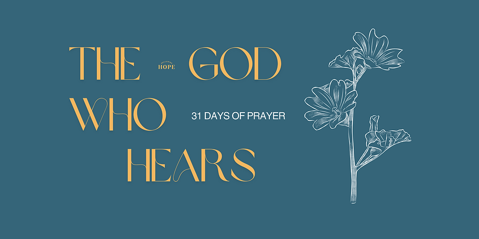 The God Who Hears