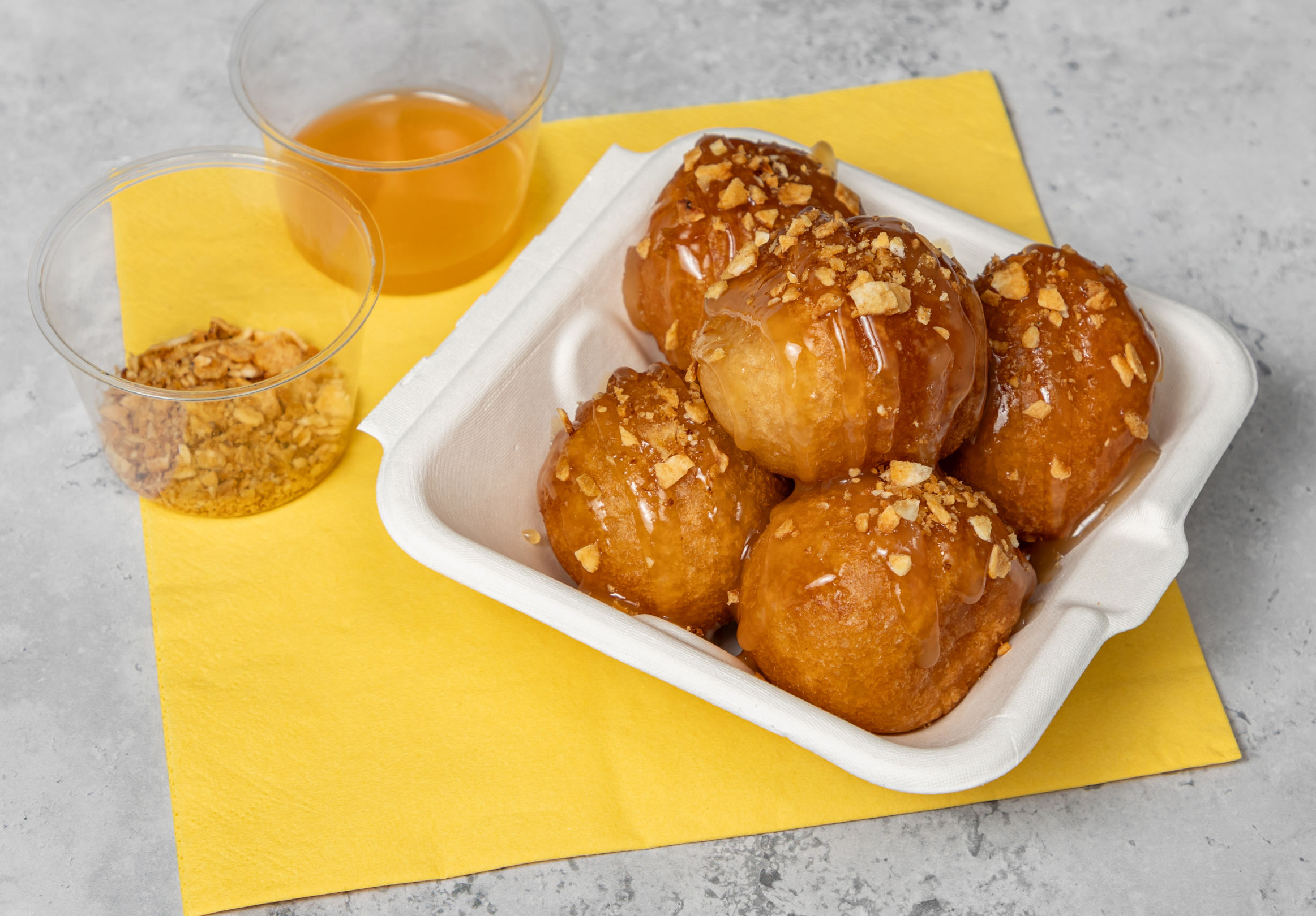 Five Banana Delight Doughnuts