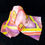 Thumbnail: Silk Stole with yellow arrows in an abstract design
