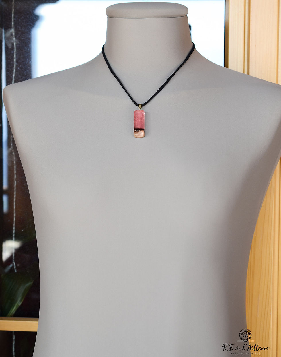 Miniature : Pendentif Bois Resine #011