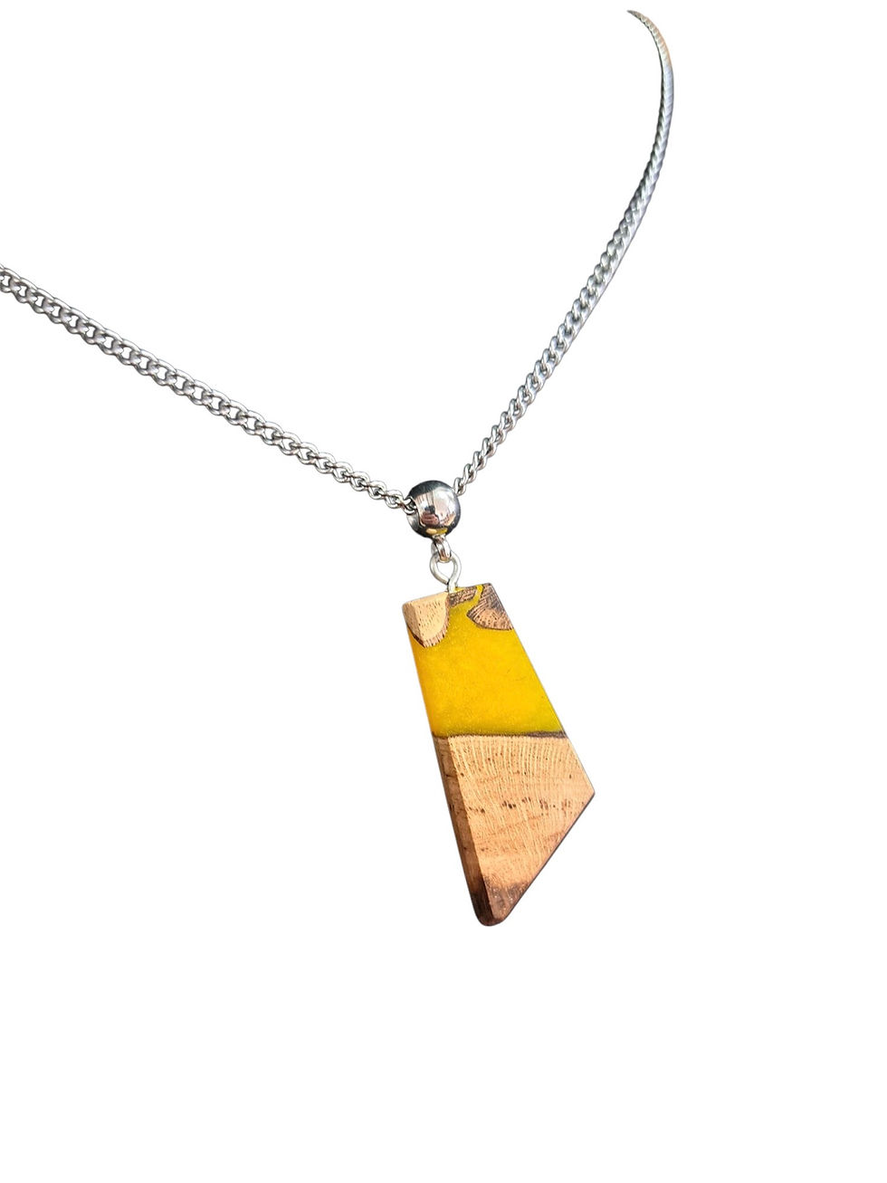Miniature : Pendentif bois et résine #77