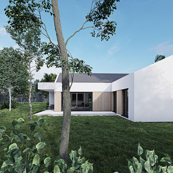 Dom L01.1 N01.1, Dom modułowy, dom typowy, dom nietypowy, dom katalogowy, katalog domów jednorodzinnych, katalog domów nowoczesnych, katalog domów typowych, moduły mieszkaniowe,