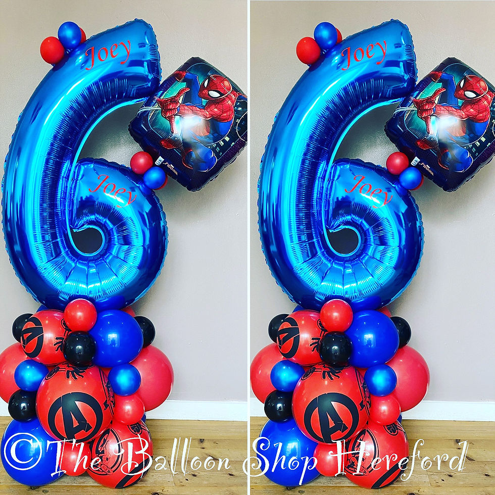 Thumbnail: Number balloon stack
