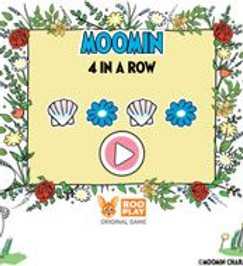 4 in a row Moomin game