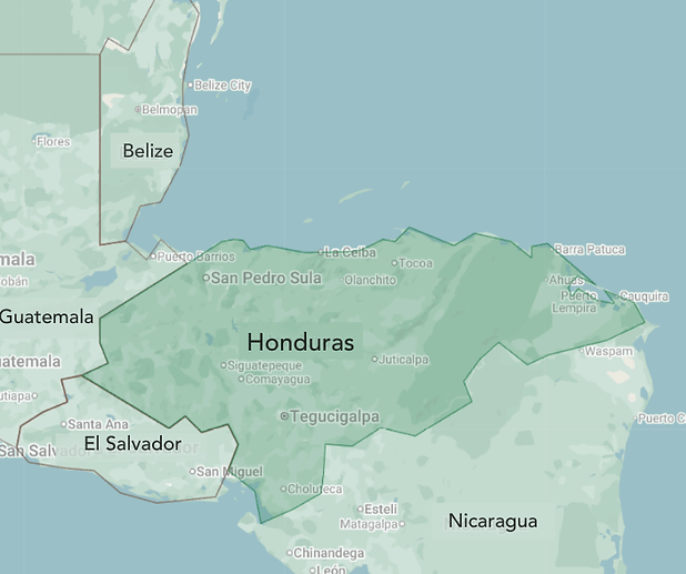Honduras Map