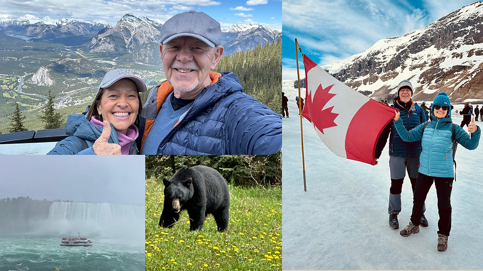 Niagara Falls to Banff, Sulphur Mountain & the Columbia Icefields © P Dodgson