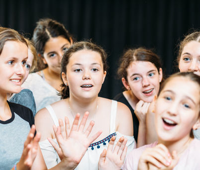West End Workshop Day students training together