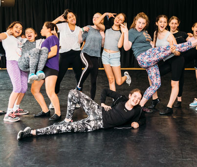 West End Workshop Day students making friends in London