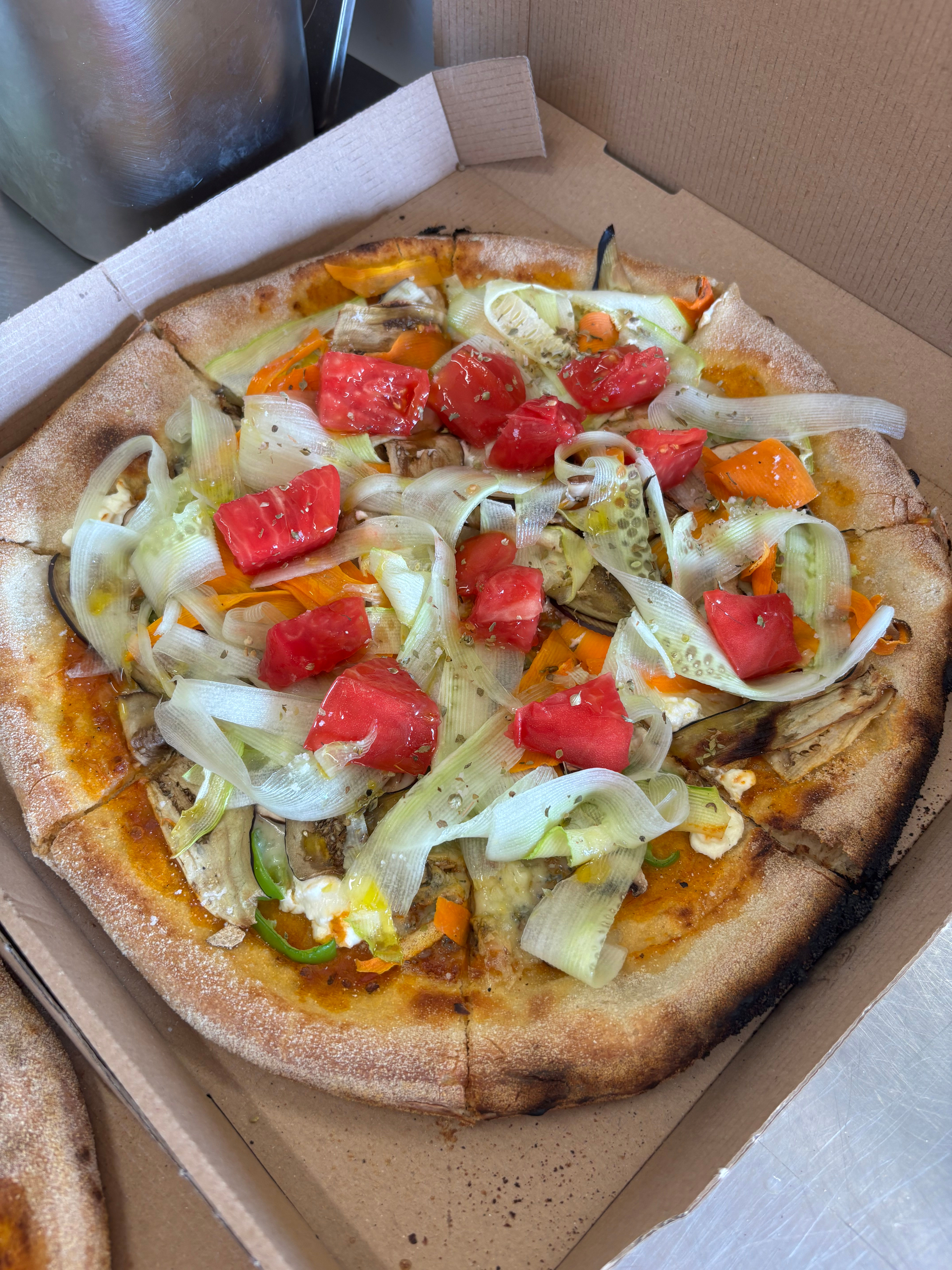 Pizza légume (précommande jusqu'au jeudi 14h)