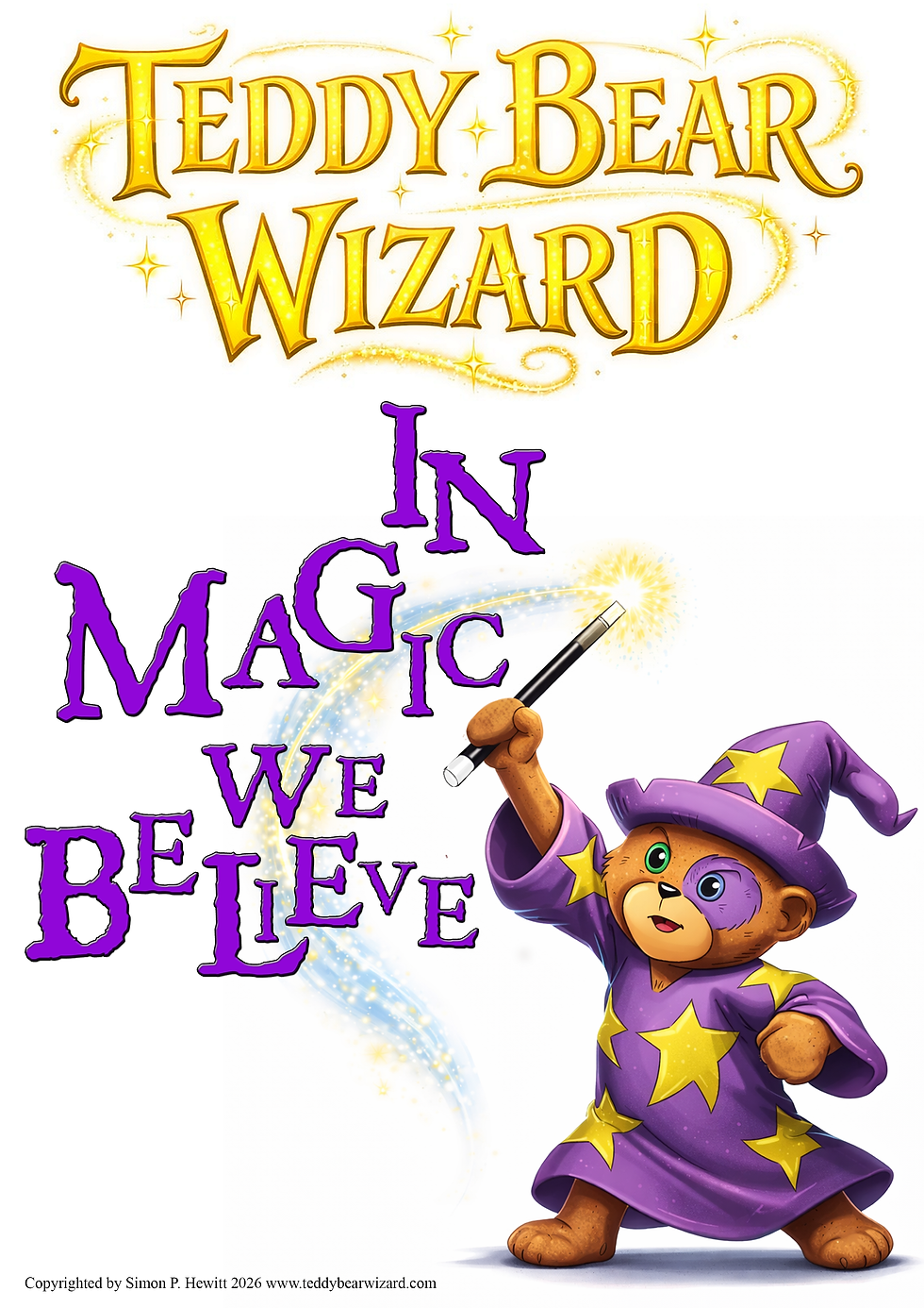 Brand New Teddy Bear Wizard T-shirt Design 2006