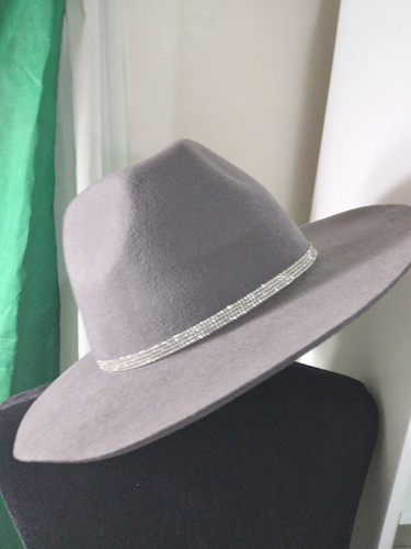 Dark Grey Fedora Hat, NBA Fedora Hat 