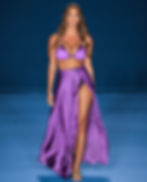 Photograph of Fashion Model Taylor Morland at Miami Swim Week walking for Puntamar resort and swimwear.  Photograph by Tony Filson of KissMyKite