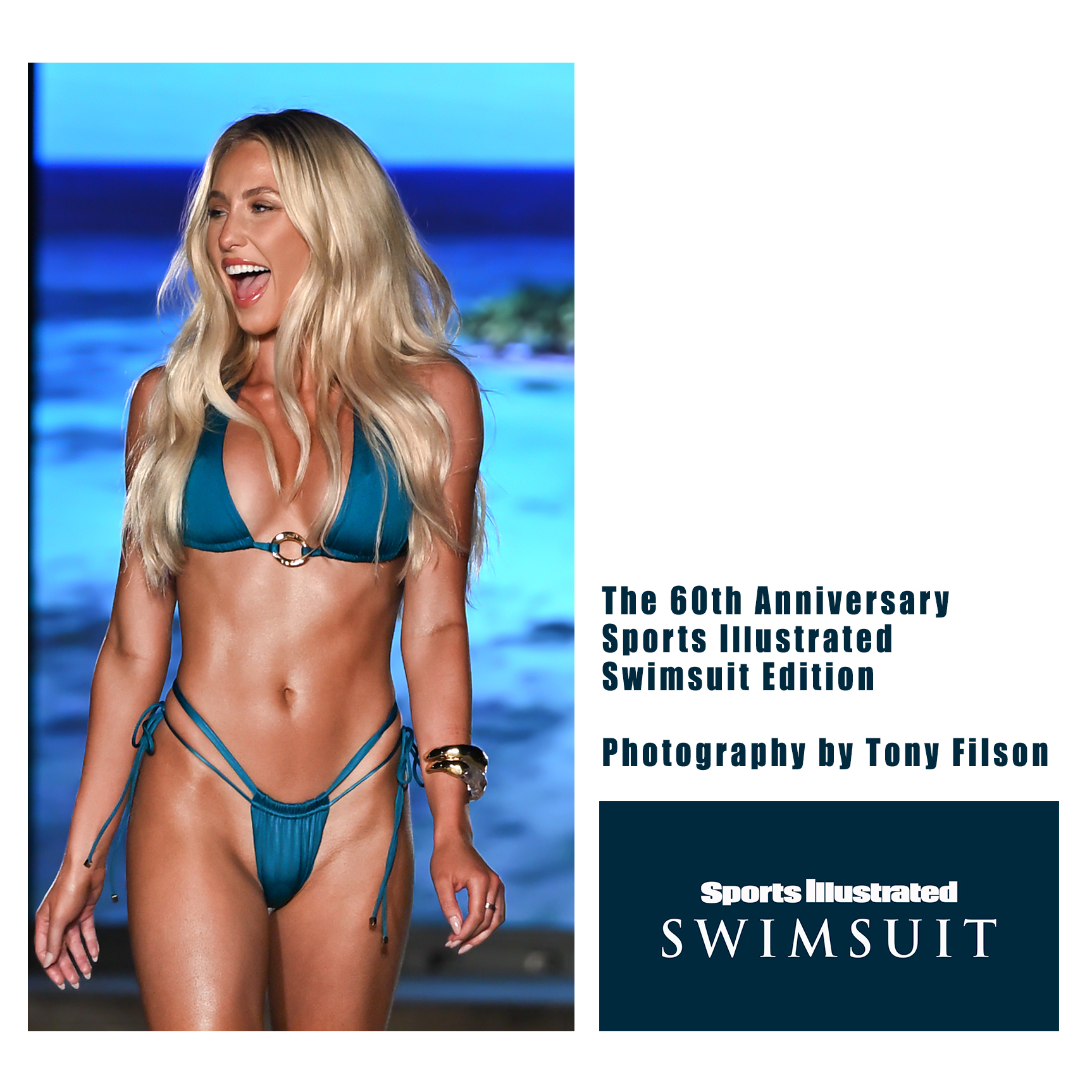 Fashion Model Alix Earle for The 2024 60th Anniversay Edition of The Sports Illustrated Swimsuit Edition. Photography by Tony Filson of KissMyKite