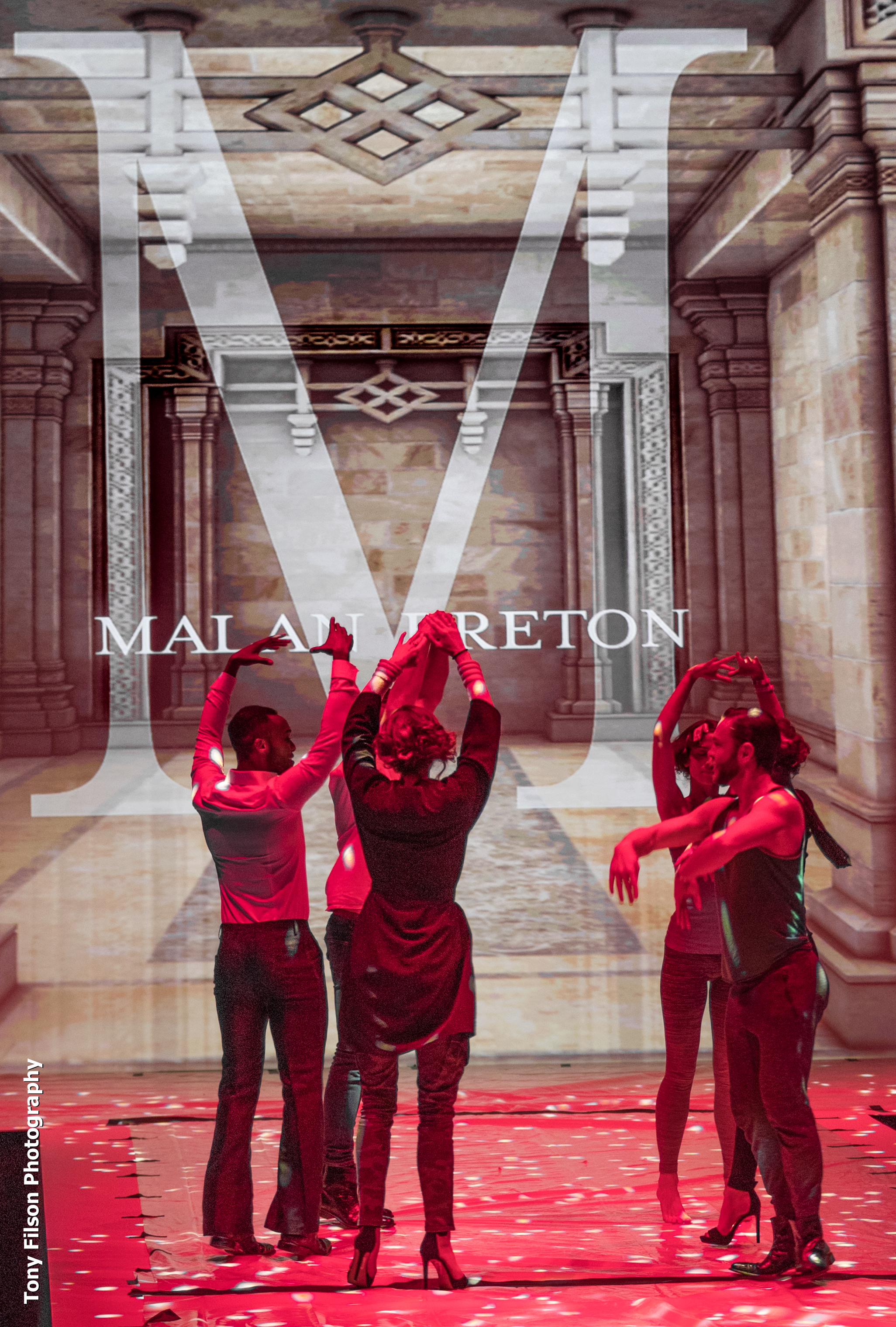 Preshow NYFW BTS for Fashion Designer Malan Breton