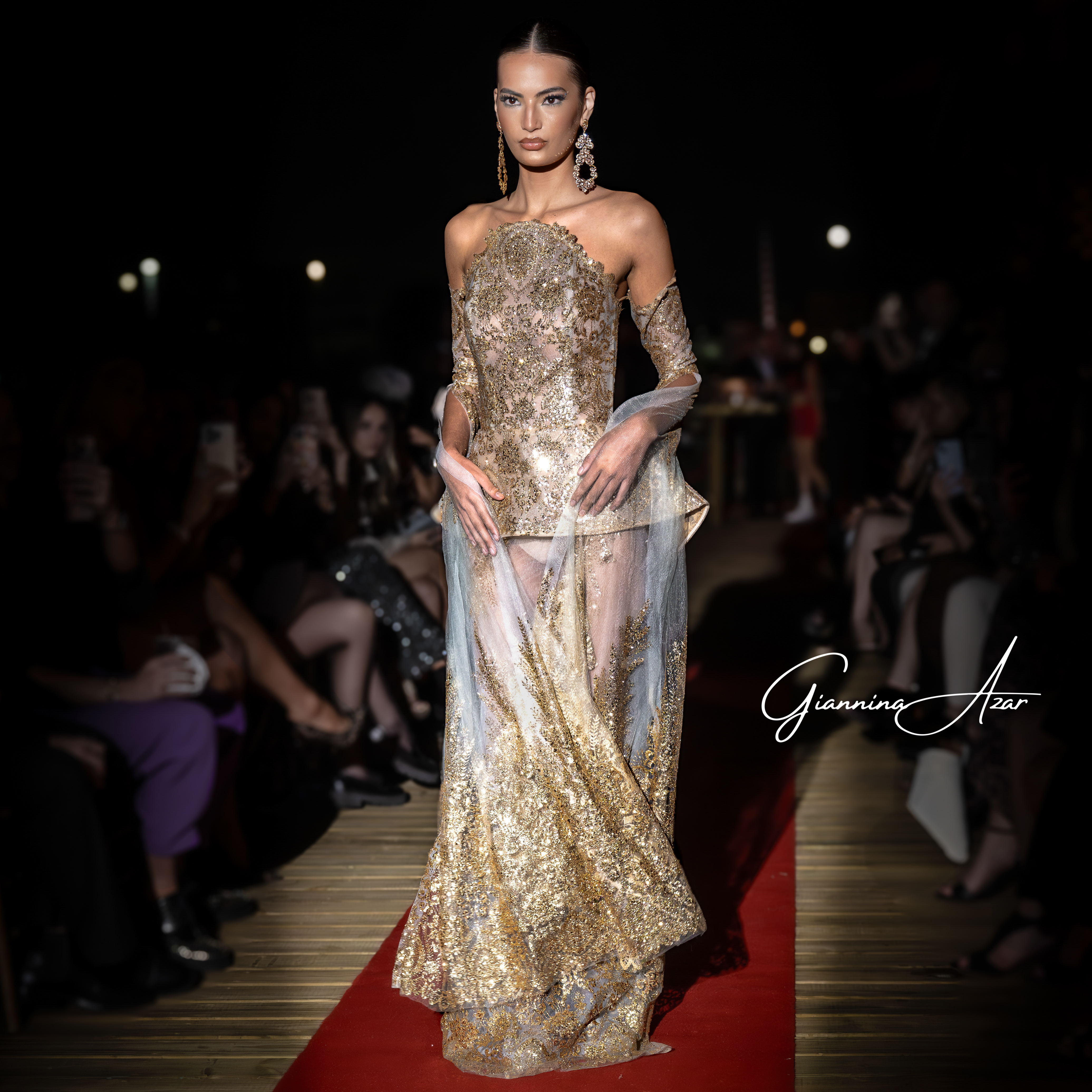 Fashion Model Anya Boyd for Designer Giannina Azar at Miami Art Week by Miami Swim Week Photographer Tony Filson