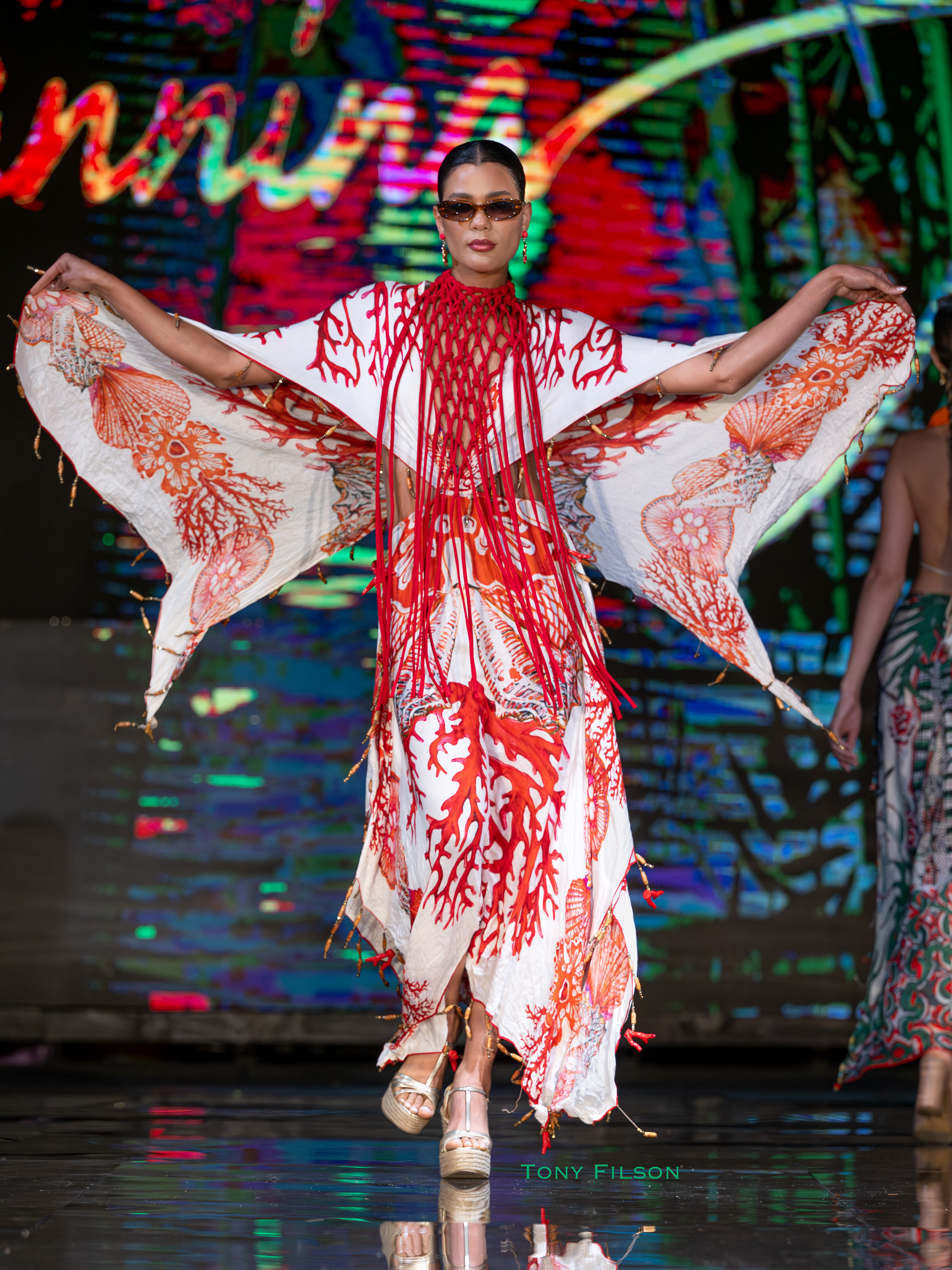 Miami Swim Week SS | 2026 at Club M2 by Miami Swim Week Photographer Tony Filson for Designer Giannina Azar at Art Hearts Fashion in Miami 