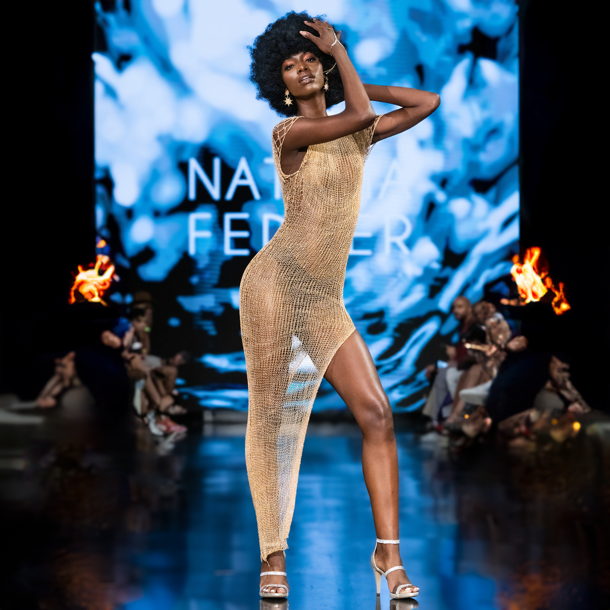 Natalia Fedner Runway Photographs from Miami Swim Week