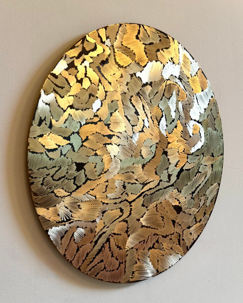 abstract art artist brass 