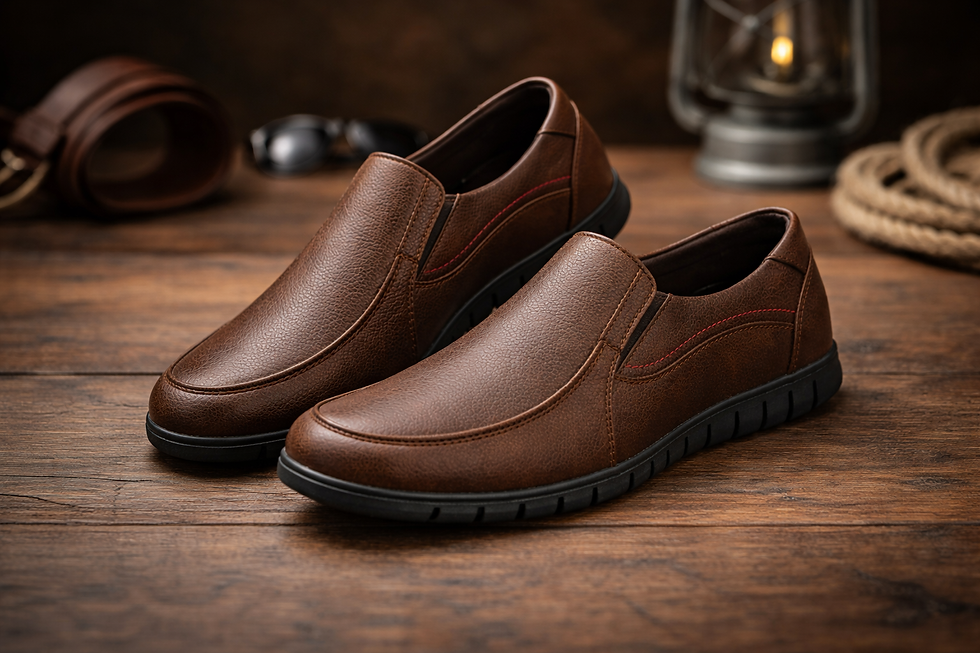 Thumbnail: Zebra Footwears Men’s Black Leather Formal Shoes