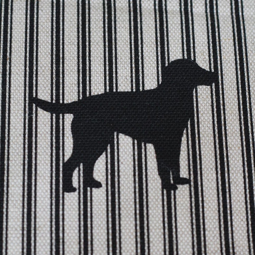 Thumbnail: Emily Bond Linen Doorstop - Labradors