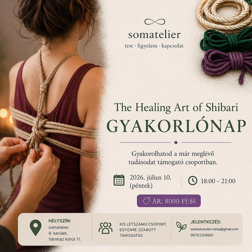 The Healing Art of Shibari gyakorlónap