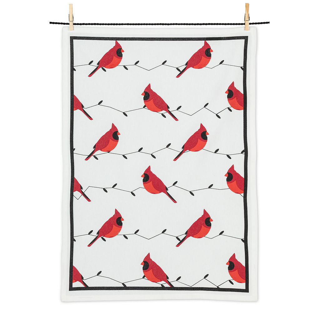 TEA TOWEL CARDINALS