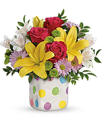 Teleflora's Delightful Dots Bouquet