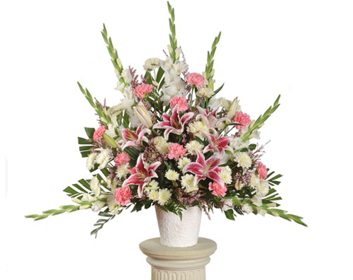 Pink & White Mache