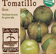 ORGANIC TOMATILLO GREEN  HEIRLOOM
