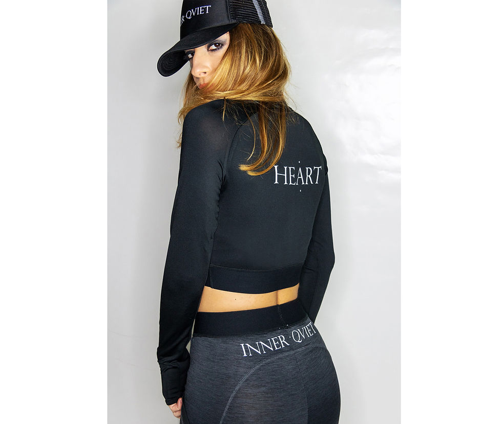 Miniatura: Crop top ACTIVE manica lunga