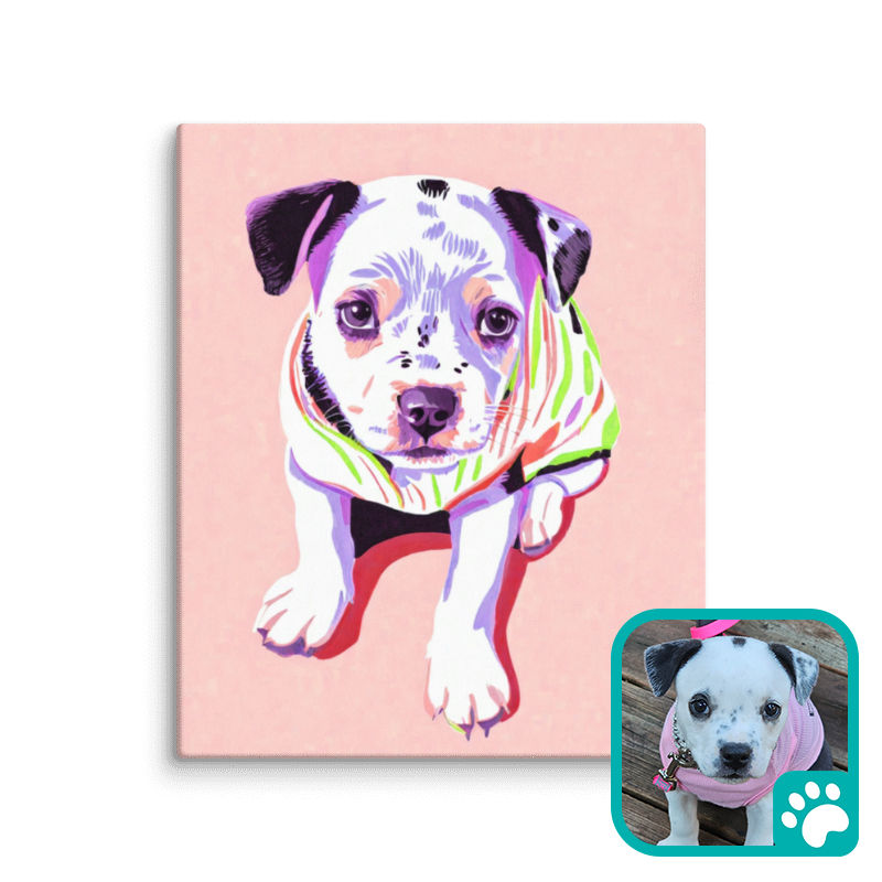 Thumbnail: Vibrant Marker Custom Pet Canvas