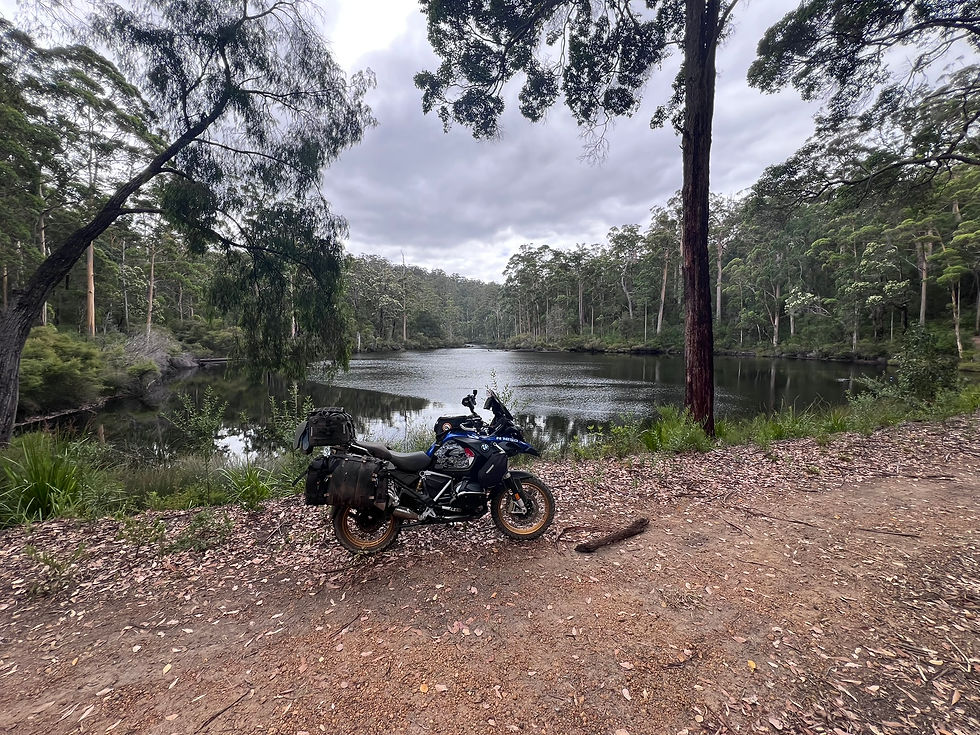 BMW GSA at Shannon Dam