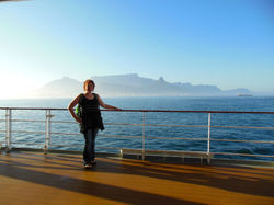 melanie cruise ship. table mtn