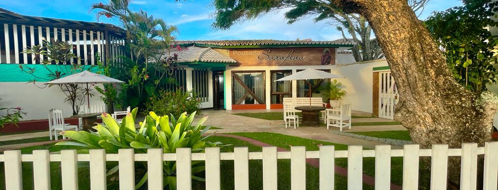 Fachada da Pousada Sarafina