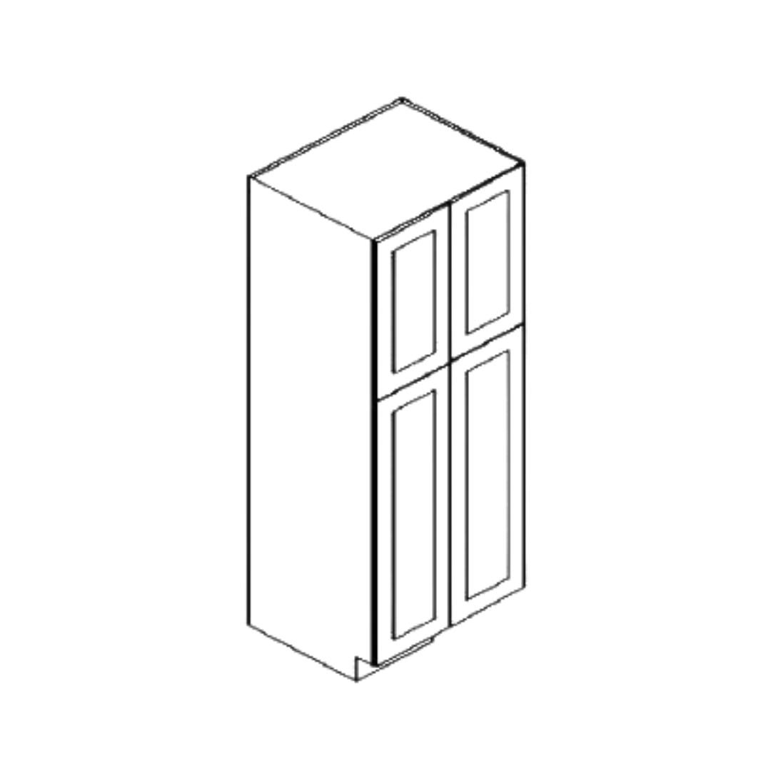 Tall Pantry with 2 Upper Doors, 2 Lower Doors