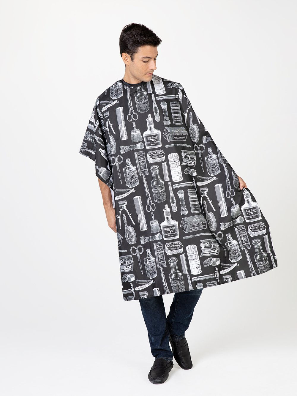 Betty Dain Vintage Black Styling Cape