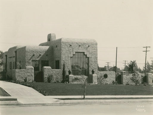 Pueblo Revival home in Hollywood Robert Stacy-Judd