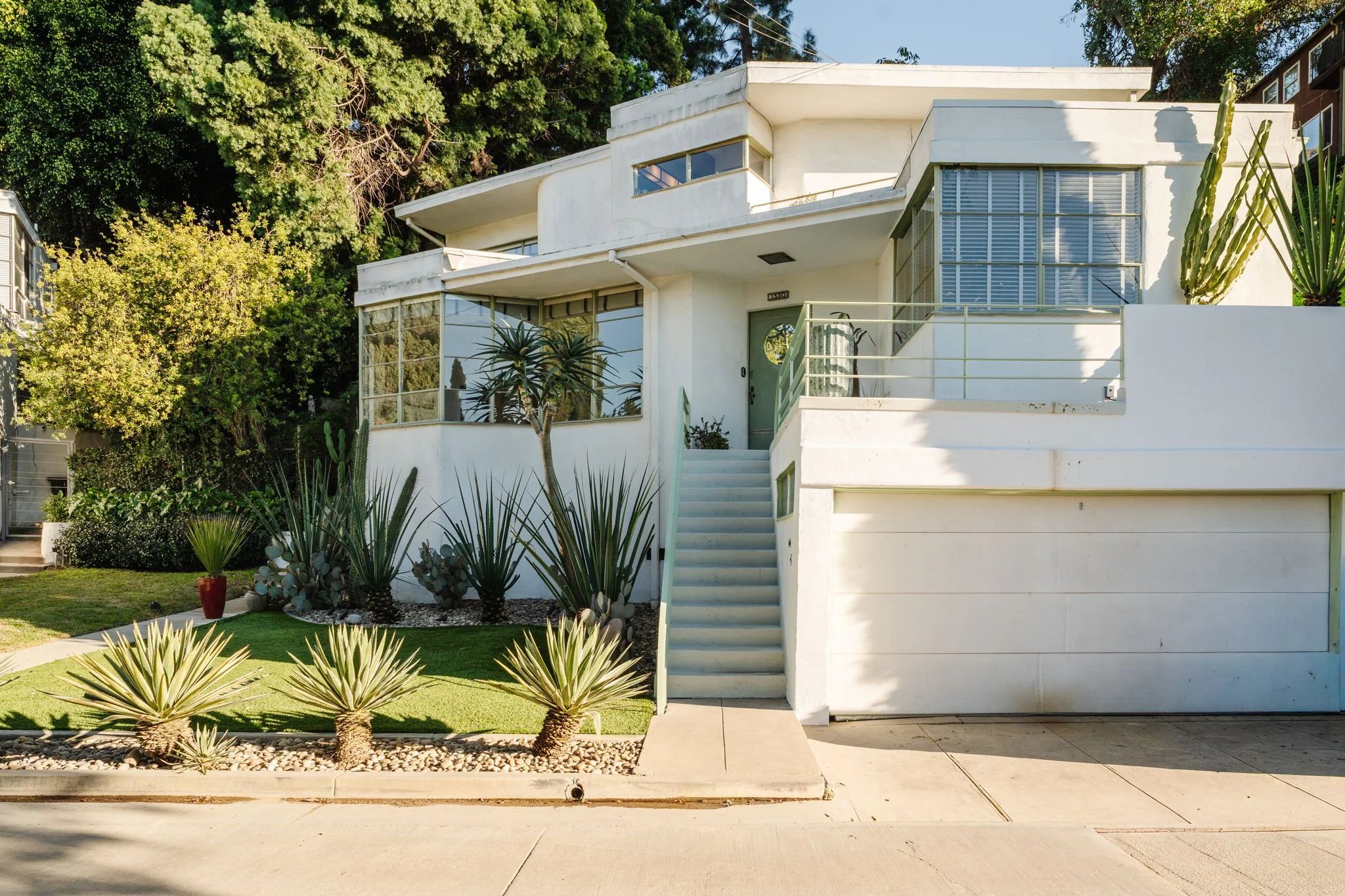1530 Easterly entrance two-car garage