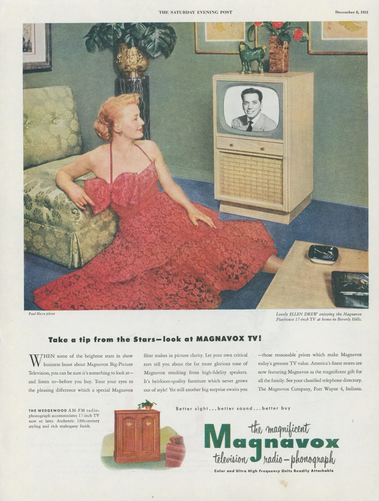 Ellen Drew for Magnavox television