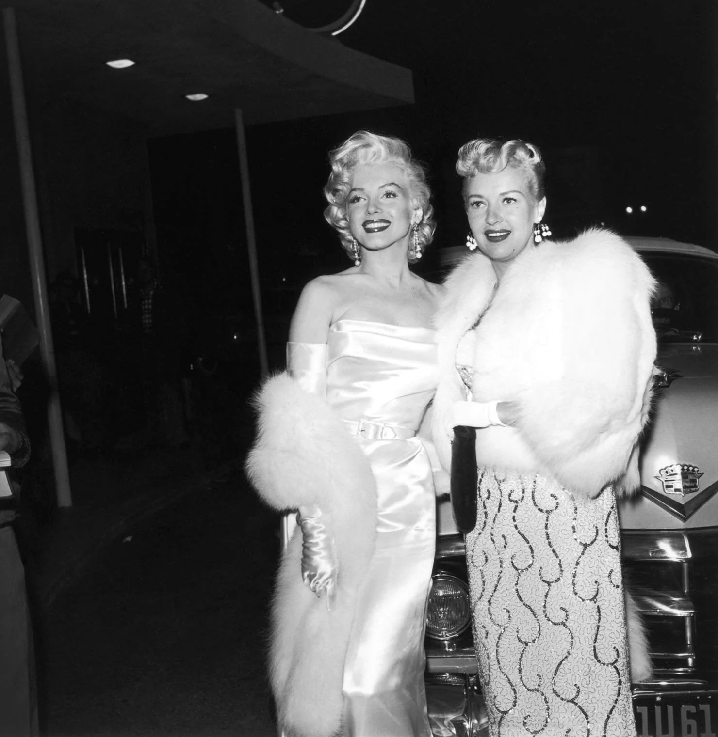 Marilyn Monroe and Betty Grable Ciro's 1953