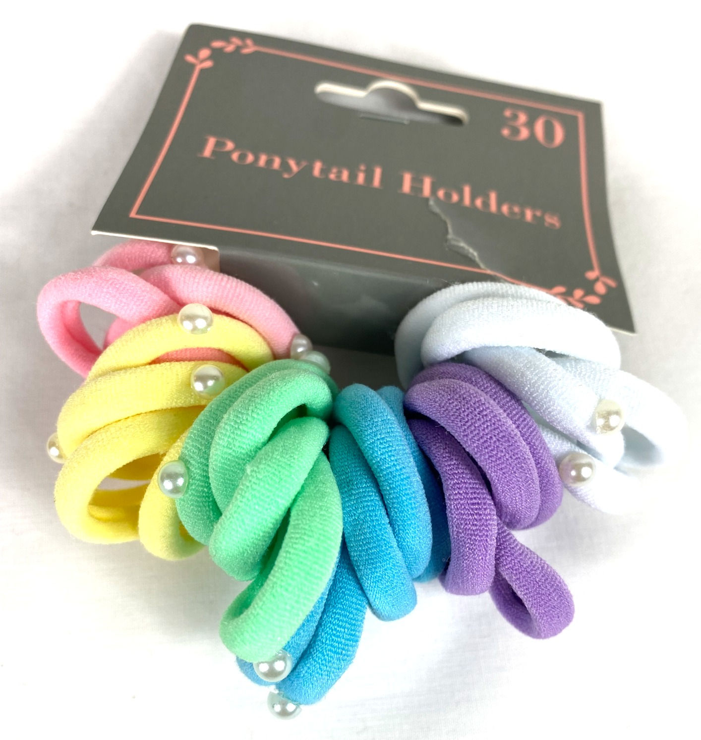 Pearly Girly Pony Tail Holders