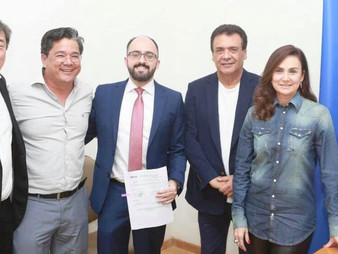 Dr. Ronaldo Onishi comemora a garantia da construção da UBS Jd. Trianon