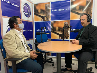 Dr. Ronaldo Onishi concede entrevista à radio Atual Net