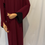 Thumbnail: The Reversable Abaya - Burgundy & Black