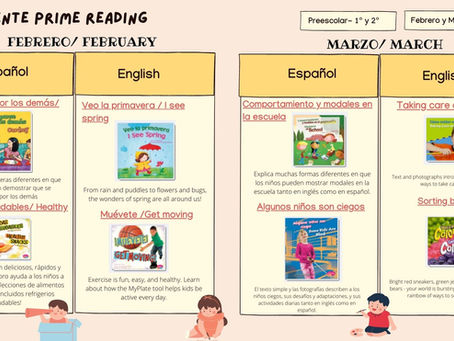 Calendario de Lecturas Preescolar