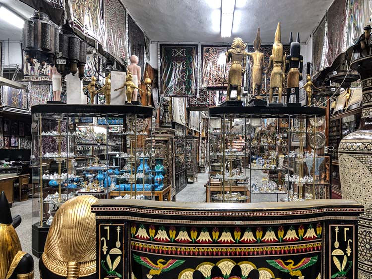souvenir shop in Cairo, Egypt