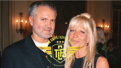 Gianni Versace And Donnatella Francesca Versace